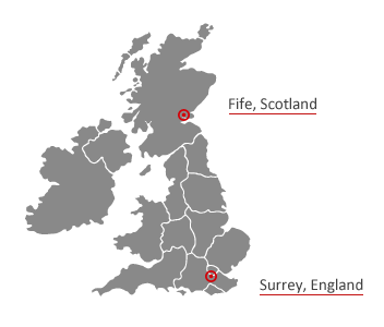 Map of the UK